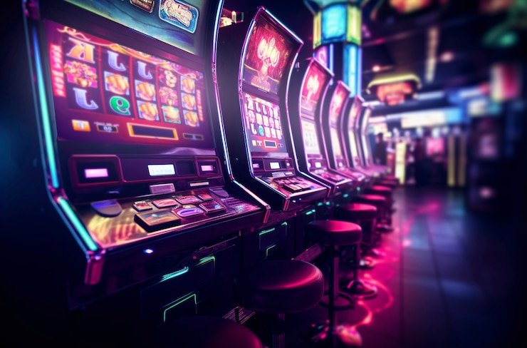 Dealer casino mempersiapkan kartu di meja blackjack dengan pencahayaan hangat dan profesional